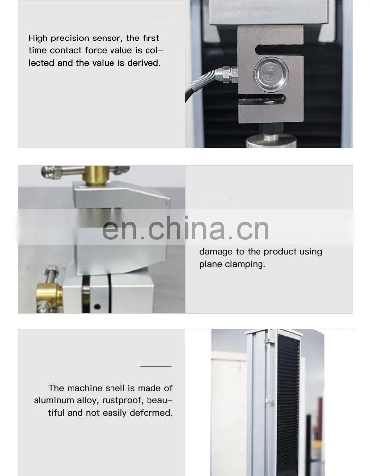 Chuanbai brand automatic universal tensile test machine with printer Chinese manufacturer