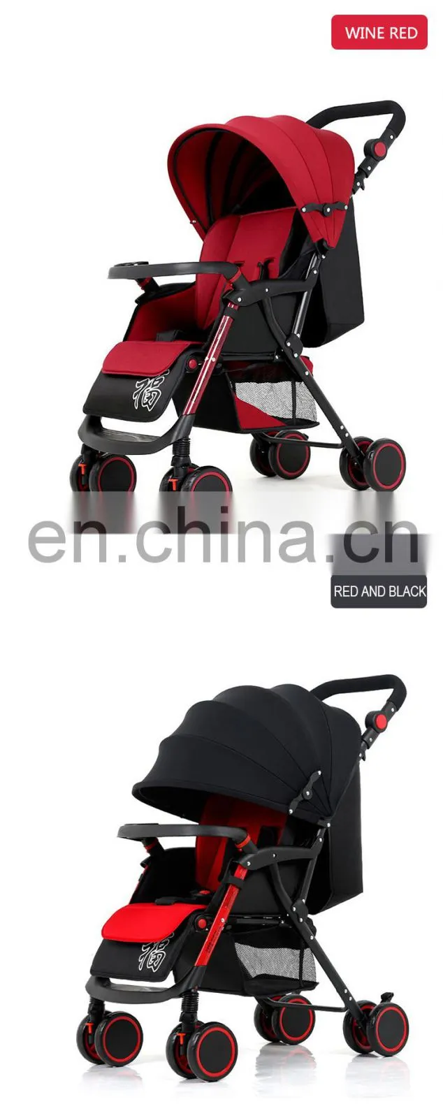 Cheap Wholesale Lightweight Easy Foldable Baby Buggy With The Plate