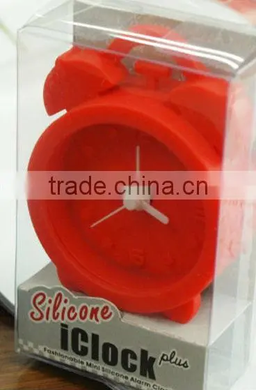 Candy and square shaped digital Silicone desk clock
