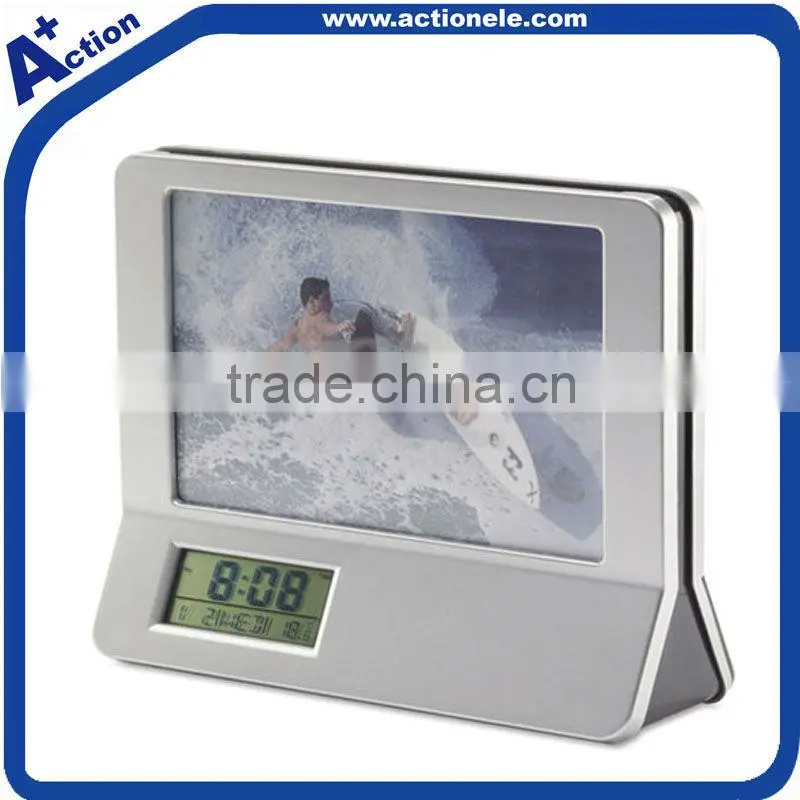 12 digital calculator and calendar clock