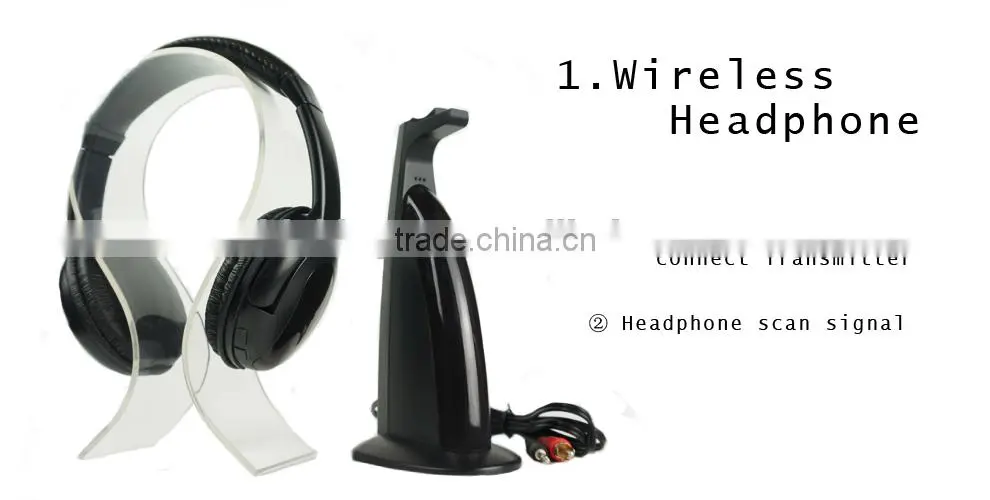 Wireless fm radio bluetooth headset
