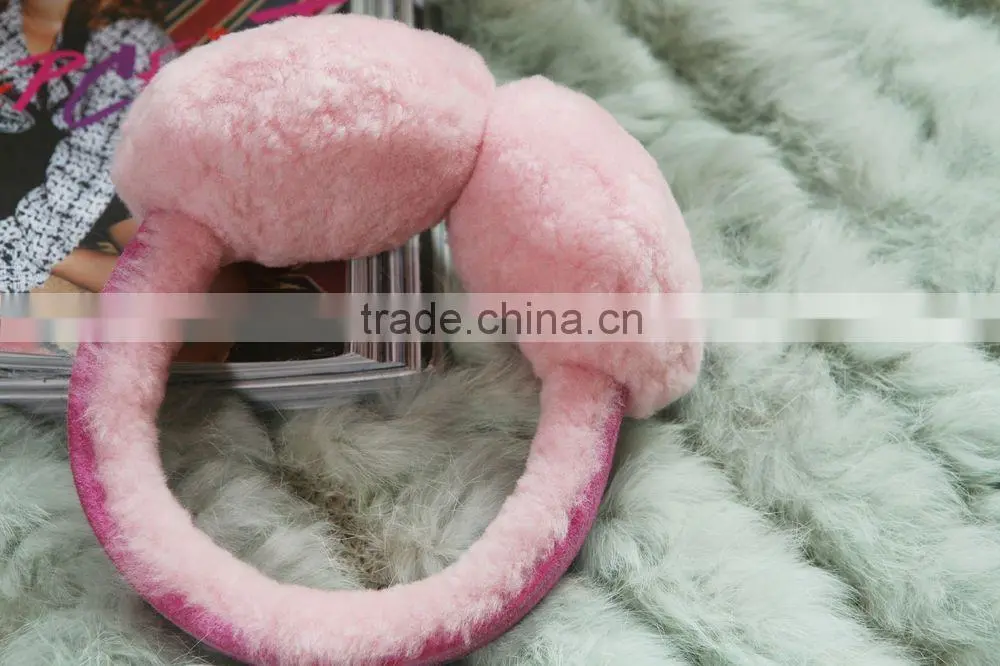 sheep wool earmuffs made in china