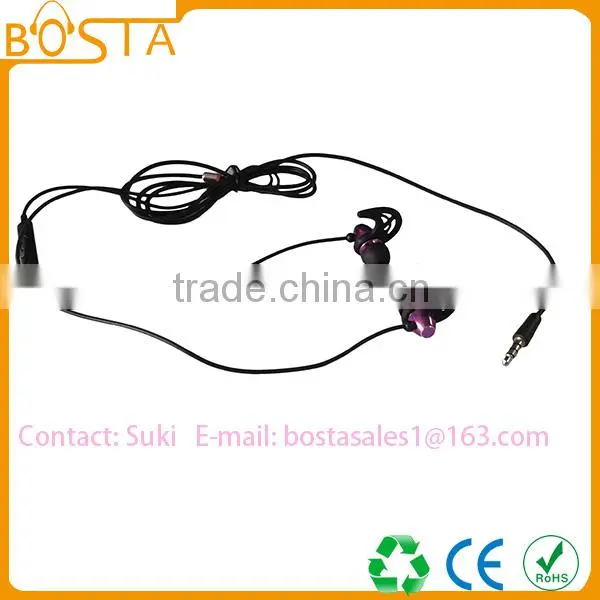 Micro Bottom price Cute 3.5mm new fashion smile pattern Earphone For MP3 MP4