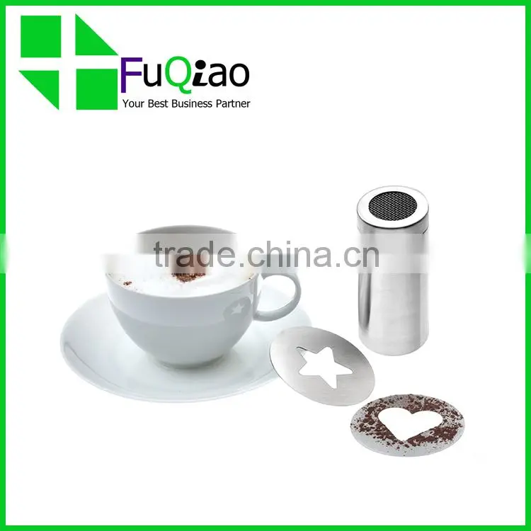 304 Stainless Steel Coffee Stencils Latte Art Cappuccino Template Decorating Tool