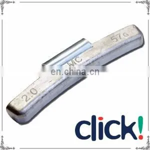 high end zn clip on wheel weights for steel alloy rim 5-60g