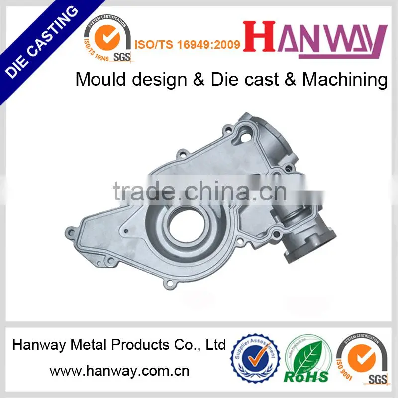 OEM china factory aluminum die casting powder coating motorcycle automobile rearview mirror frame