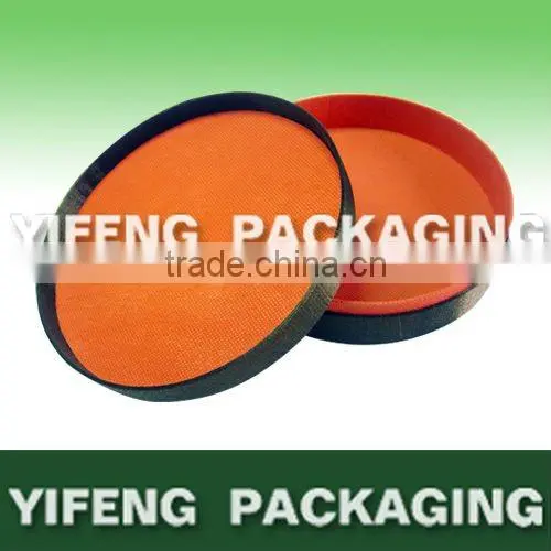 round fabric covered box