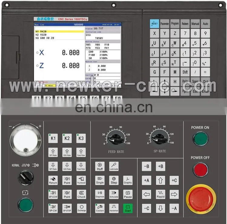 China brands NEWKer cnc controller board kit with box for lathe system