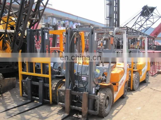 Japan TCM 3ton forklift . TCM FD30 diesel forklift in Shanghai