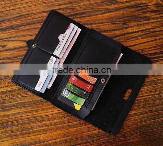 Guangzhou Fashion Hand-made Classical Wallet Long Vertical Wallets for men Multi-functional leather wallet