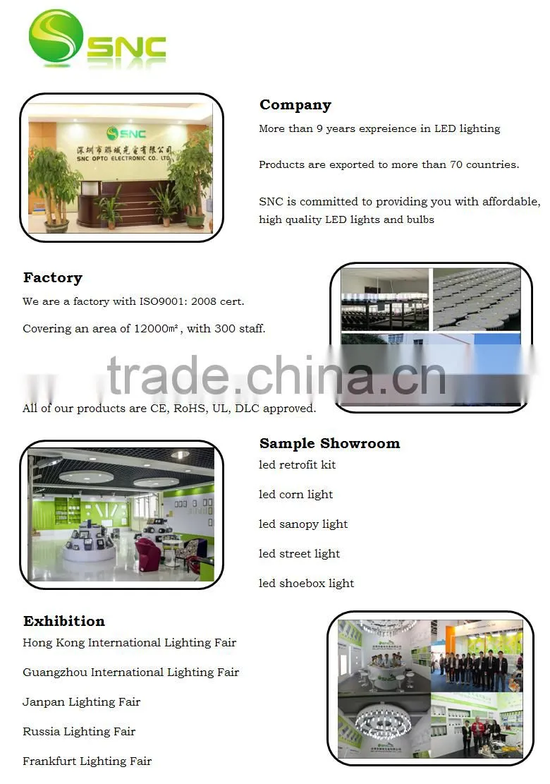 UL CUL Listed Dustproof LED Corn Light 120w for Street Lighting
