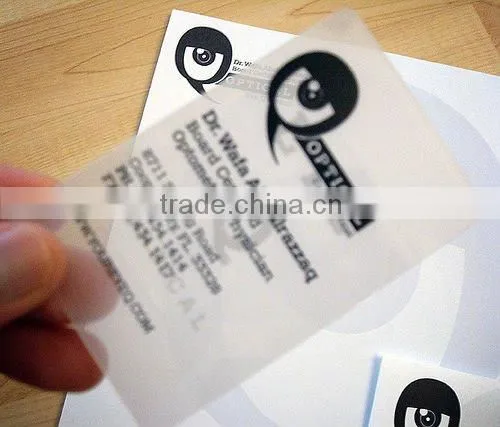 Hot selling transparent smart card