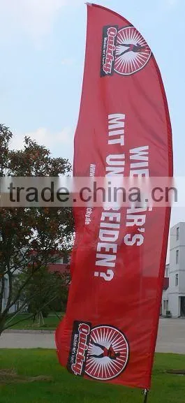 Cheap Teardrop Flag OEM Teardrop Flag pole Manufacturer