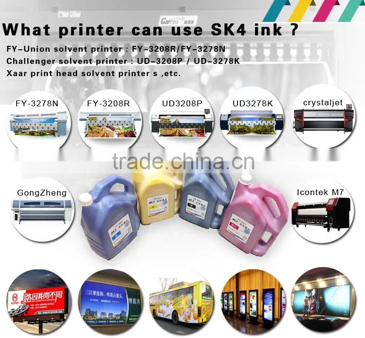 Cheap Price And Fast Delivery Challenger Sk4 Solvent Ink