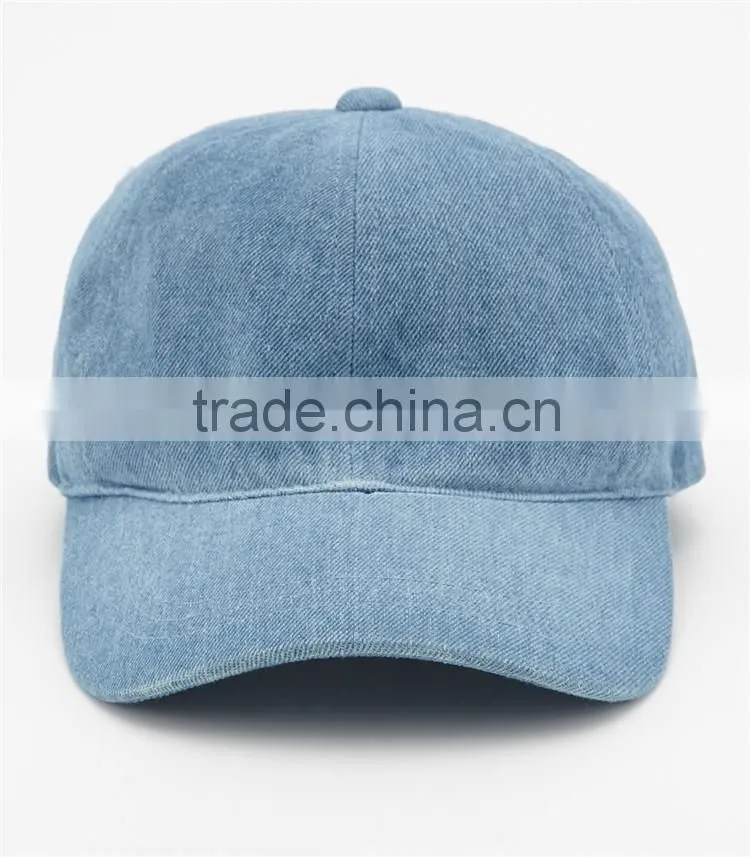 Custom 100% Denim Baseball Cap