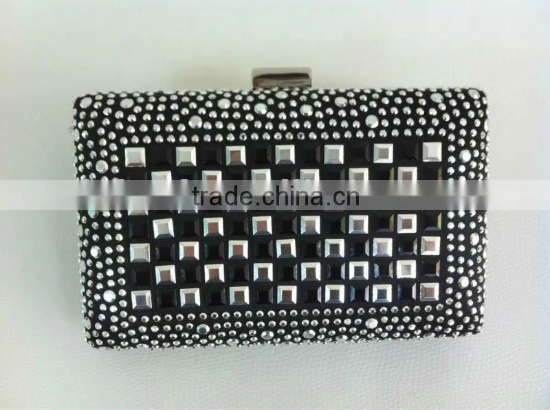 factory sell beautiful black-white handbags with best price