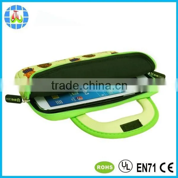 Supper Men design neoprene tablet sleeve with zipper