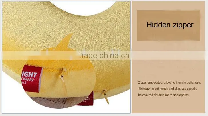 travel neck pillow memory foam golden wholesale product