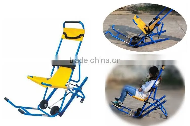 High Quality Aluminum Alloy Folding Ambulance Chair Stretch