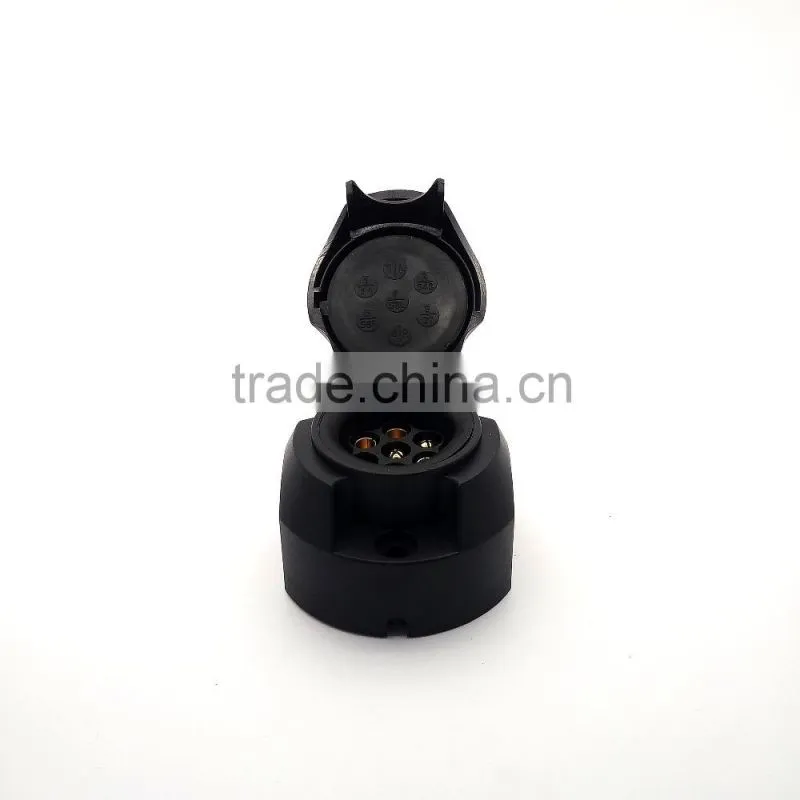 Custom factory Waterproof trailer plug Plstic 7 Pin Multi Pin Plug Adapter