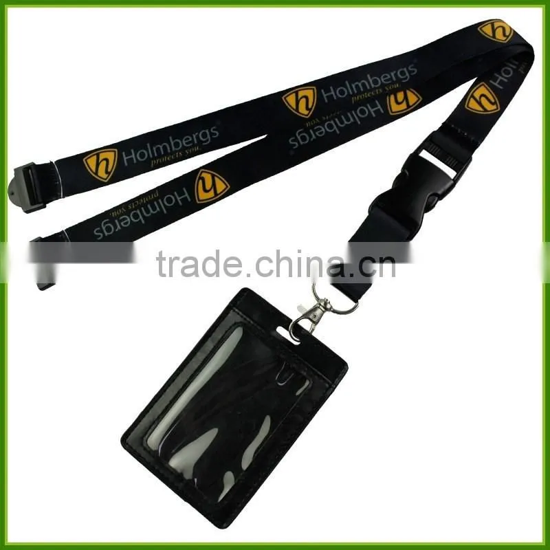 Dongguan factory specializes in custom-made polyester thermal transfer mobile phone Lanyard Factory ID badge Lanyard