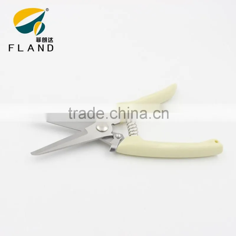 YangJiang Factory manufacture wholesale PP handle stainless steel Multi-functional garden flowers scissors