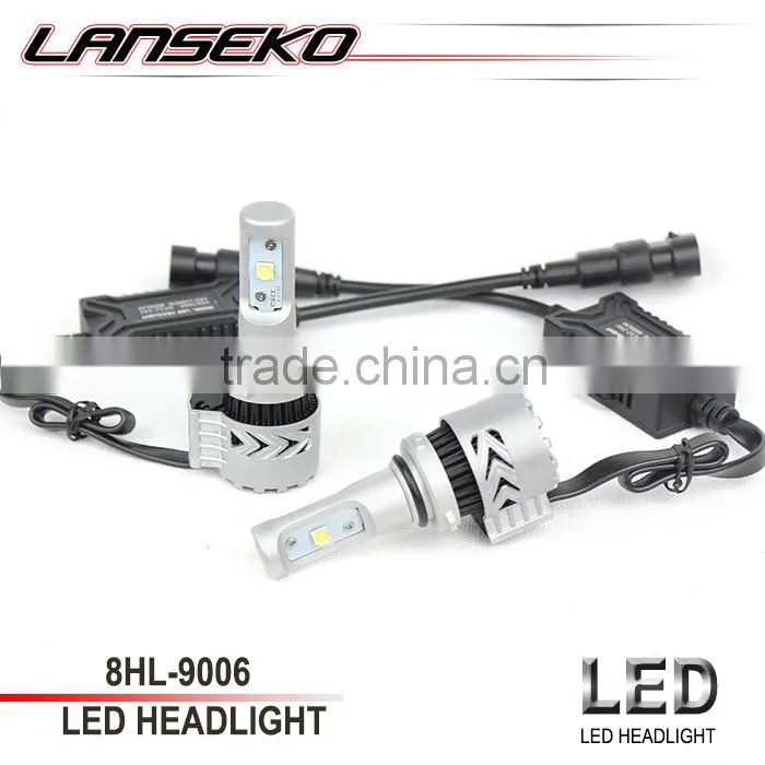 2016 Newest cr-e e XHP50 led car headlight 9006 6000LM led headlight for cars