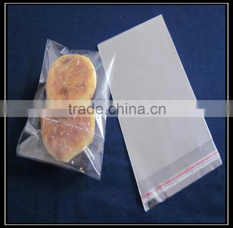 Wholesale clear and high quality opp plastic bags with header