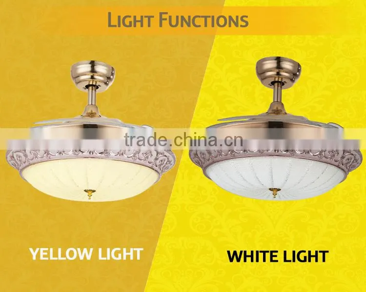 Bathroom Adjustable LED Light Ceiling Fan