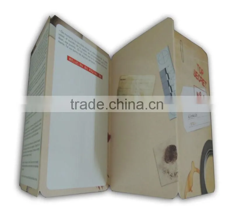Flyer with packing box / Fold flyer/ leaflet *F003
