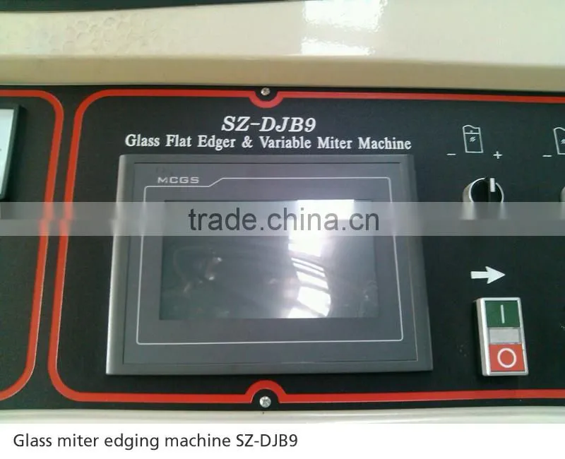 made in china glass straight line miter edging machine with CE certification