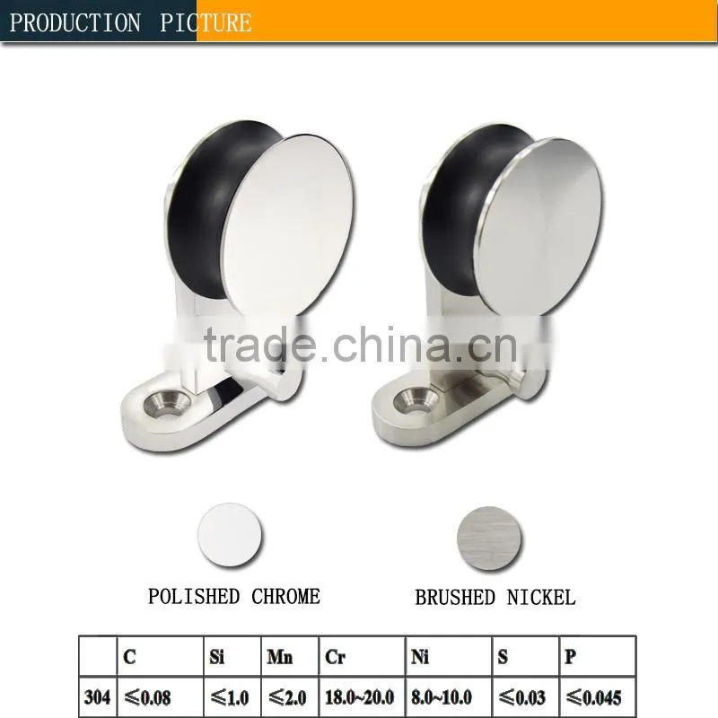 2016 Hot sale sliding solid wooden wardrobe door roller system