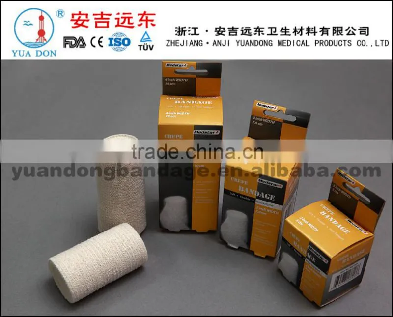 high elastic bandage packed in color box