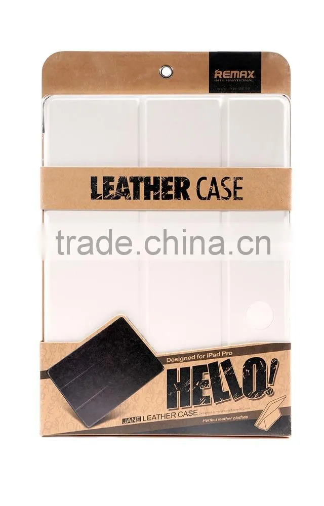 High Quality Remax Simple Series Folding PU Leather Case For iPad Pro 12.9" TB-0006