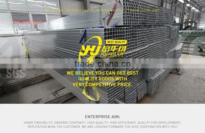 2016 hot square pipe/gi square pipe/galvanized square pipe