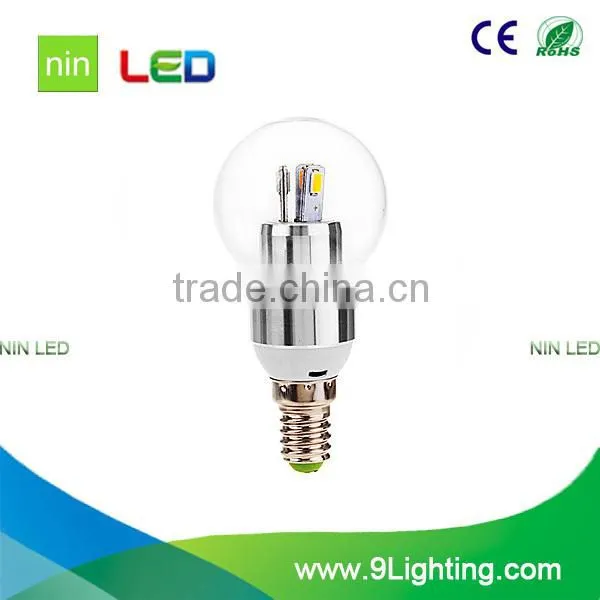 round hot sale hot led scent silver led candle light e14 e27