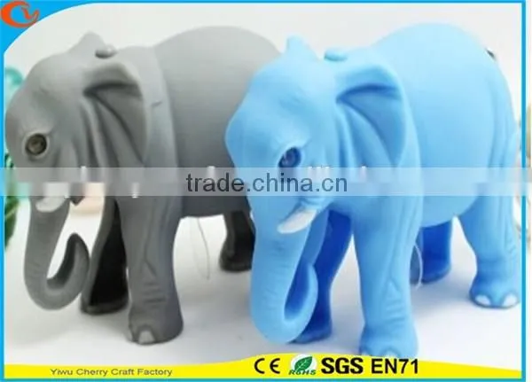 High Quality Promotional Cute Assorted Sound Activated LED Animal Keychain