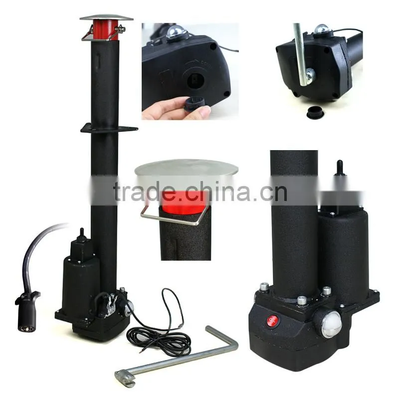 12V 3500 lbs Electric Power Tongue Jack RV Boat Jet Ski A-Frame Trailer Camper 1