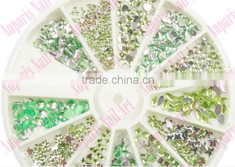 2.5mm V-BOTTOM Rhinestone Studs-for nail art, wholesale