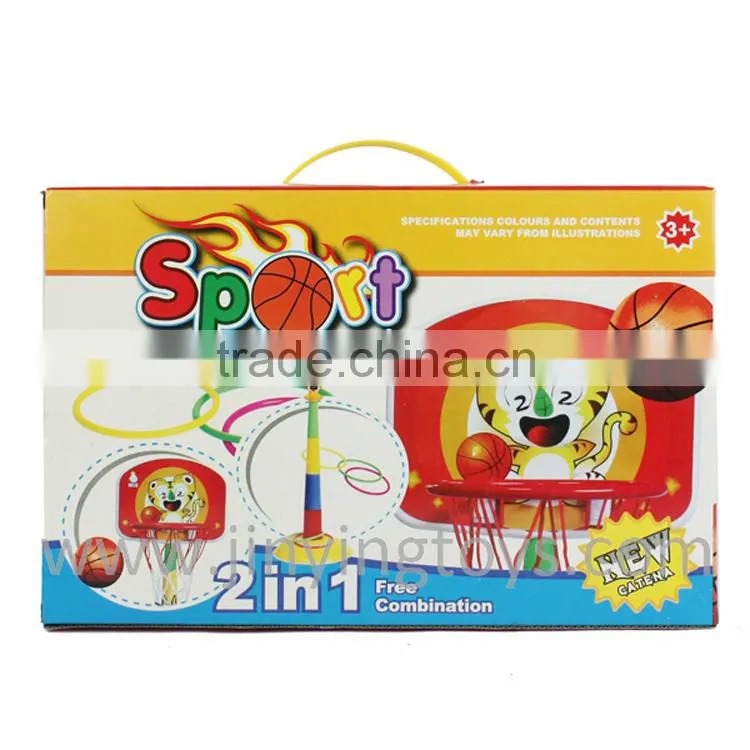 High quality kids sport outdoor sport toys children sports series mini basketball toy with EN71