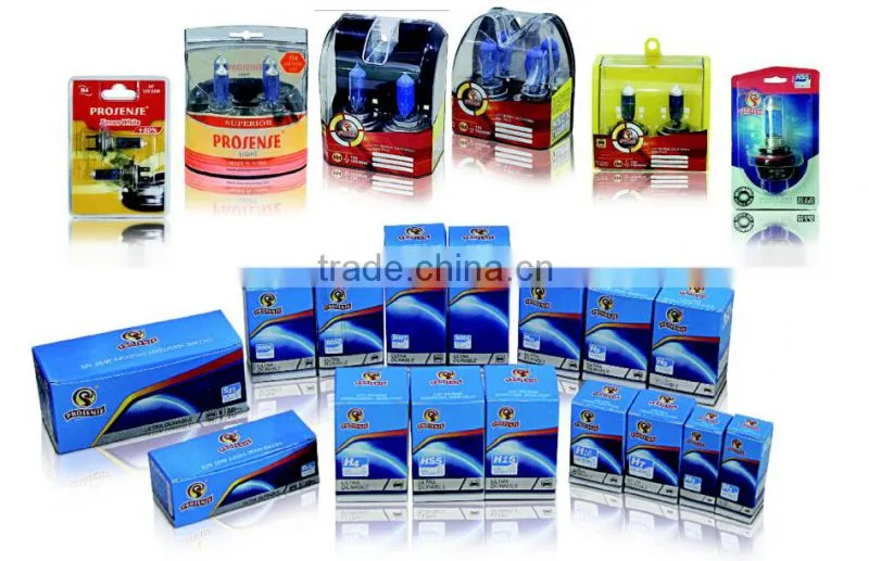 W2.1*9.5d 12V 10W Car Shinning Yellow Tube Halogen T13 Bulb
