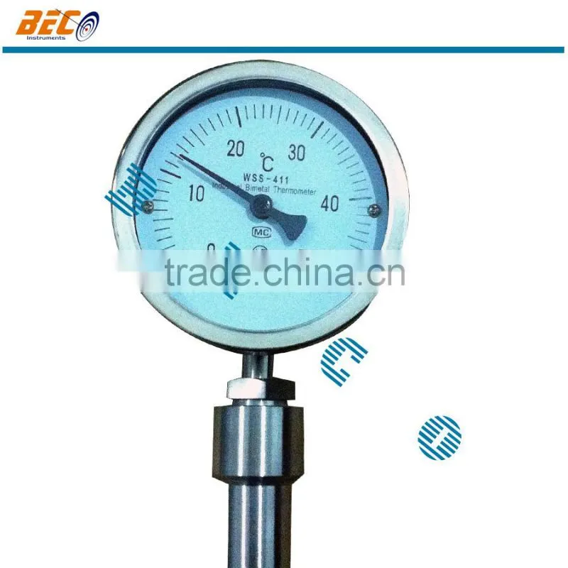 high quality incubator thermometer with dial stem WSS-411C