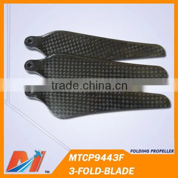Maytech quadcopter 9inch 3 blade carbon fiber propeller for dji