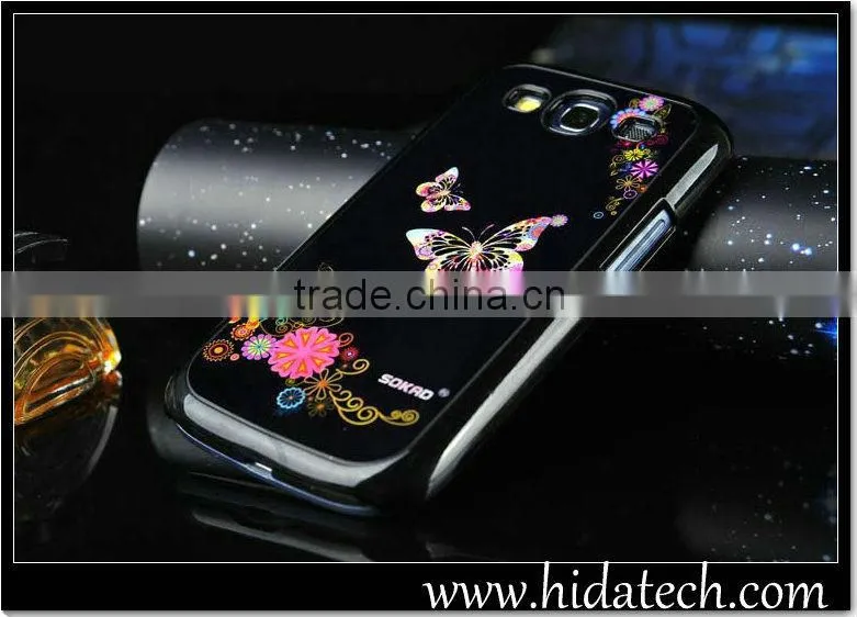 For Samsung Galaxy S3 i9300 Butterfly Flower Hard Case,Factory Direct Selling,OEM/ODM,In Stock SOKAD
