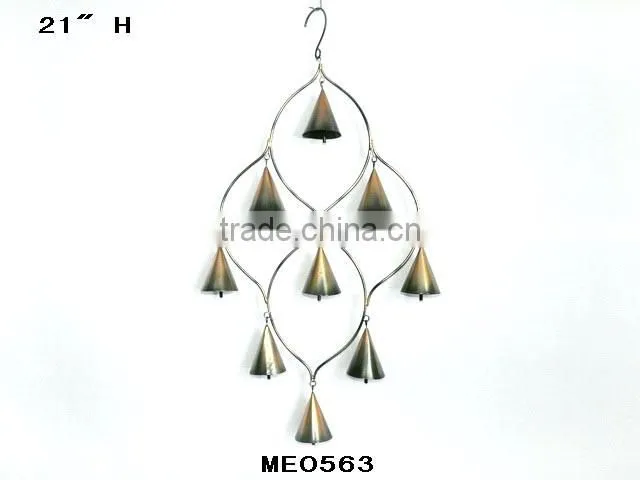 Iron crafts wind chimes with Cow Bells for sale windchime
