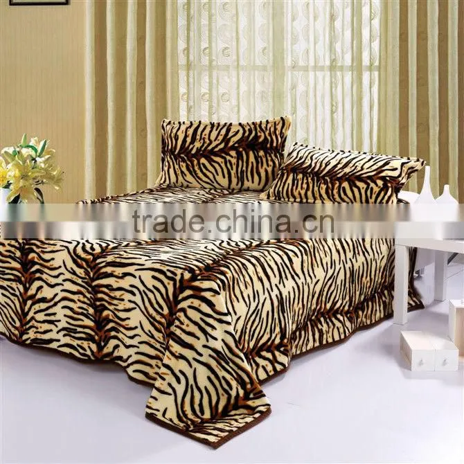 100%Polyester Printed Coral Fleece/Flannel Fleece Blanket