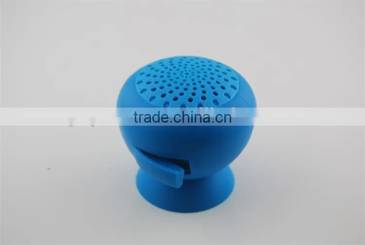 Cheapest Mushroom Mini Handfree Stereo Bluetooth Silicon Sucker Speaker