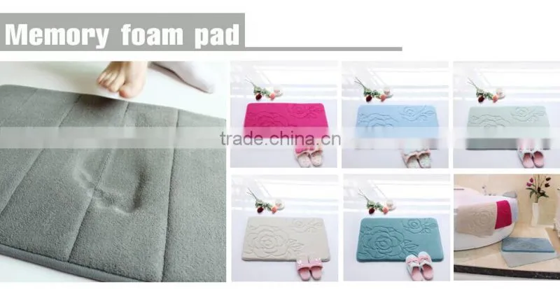Shaggy bath mat set bath rug LZMAT00203