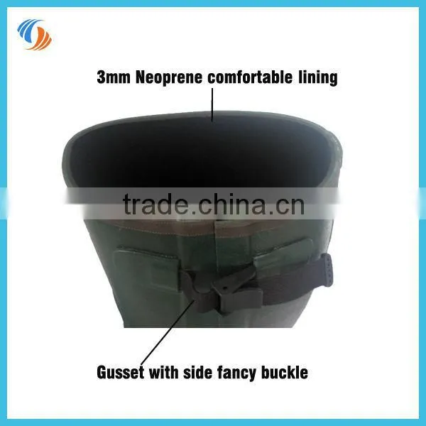 Mens heavy duty rubber hunting boots