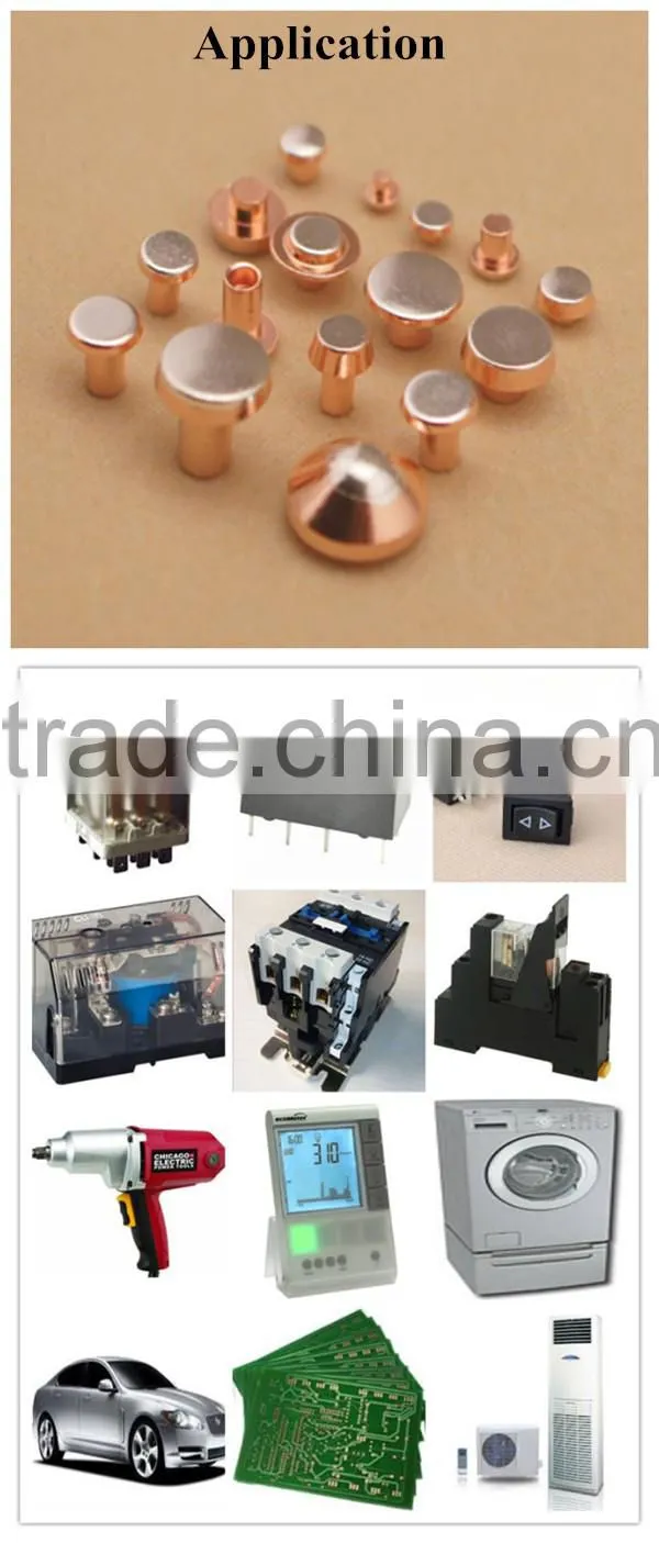 Silver Switch Contacts for Push Switch Button